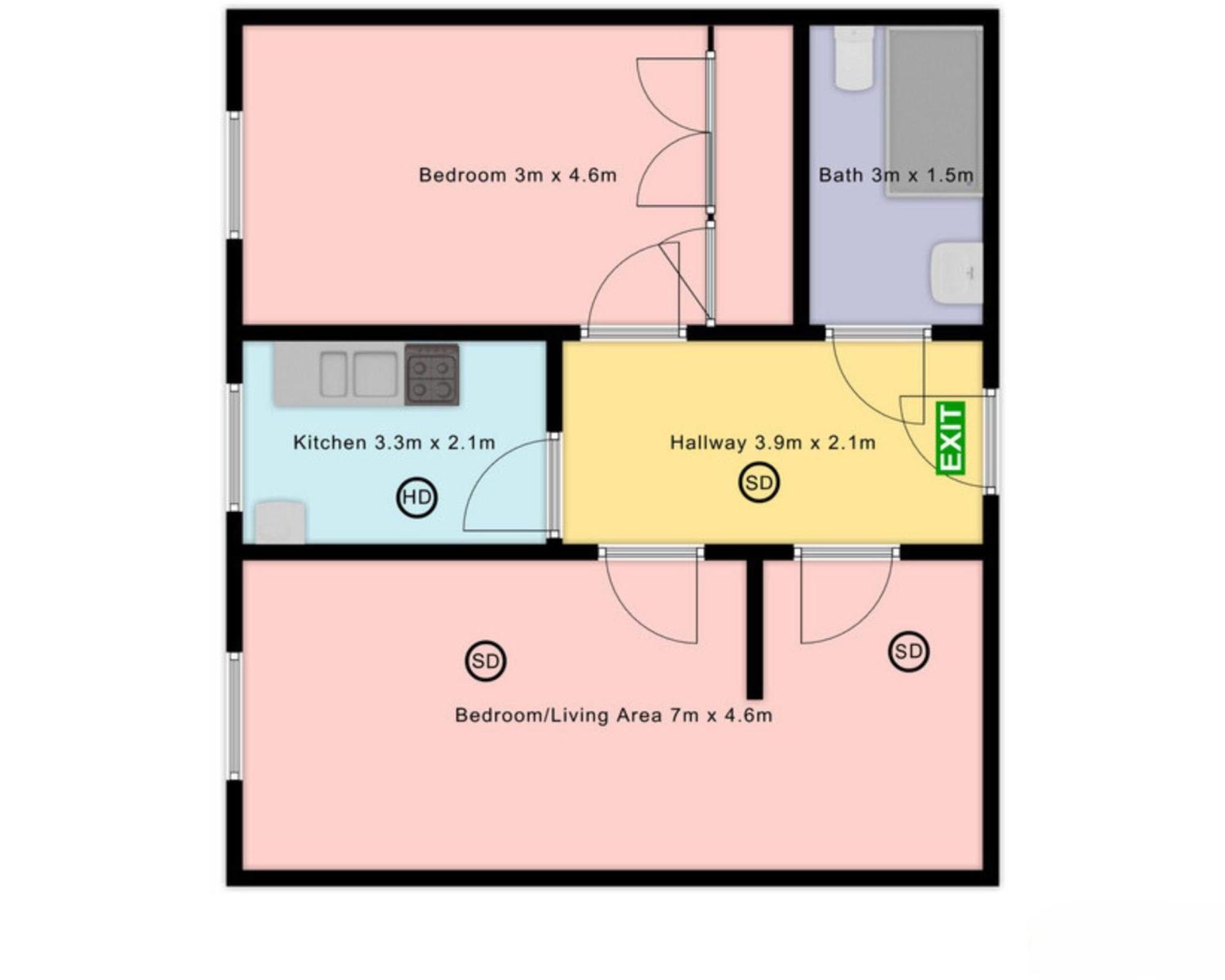Апартаменты Serviced - 2 Bedroom - Walk Away From Centre & Universities - Sleeps 4 - 3 X Double Beds - Smart Tvs In - Short Term Welcome - Walk Away From Train & Bus Station - Preferred Location For Short In Данди